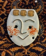 Lovely enamel mask for sale  AMMANFORD