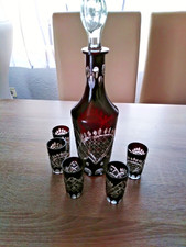 Altes geschliffenes likörserv gebraucht kaufen  Michelau