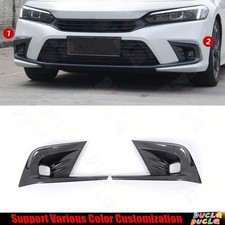 Lâmpada de neblina externa acabamento em tira 2* para Honda Civic 2022-2023 ABS fibra de carbono comprar usado  Enviando para Brazil