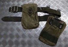 Usado, Bolsas de cinto e utilitário M39 padrão segunda guerra mundial lona pesada vintage exército webbing ASST comprar usado  Enviando para Brazil
