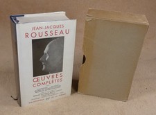 Pleiade rousseau oeuvres d'occasion  Beaurieux