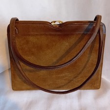 Vintage suede brown for sale  LITTLEHAMPTON