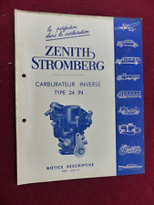 Descriptive carburateurs zenit d'occasion  Saint-Romain-de-Colbosc