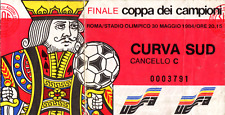Biglietto finale coppa usato  Roma