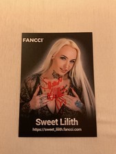 Sweet lilith autogrammkarte gebraucht kaufen  Auerbach/Vogtl.