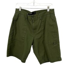 Bermuda masculina Oakley tamanho 32 verde exército mistura de algodão costura interna 9" comprar usado  Enviando para Brazil