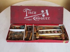 Tisch croquet spiel gebraucht kaufen  Karlsdorf-Neuthard