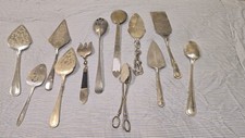 Colección de utensilios para servir plateados - Juego surtido de 12 vintage segunda mano  Embacar hacia Mexico
