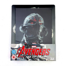 Marvel's Avengers Age of Ultron 3D STEELBOOK Blu-Ray Lenticular Magnet UK Import comprar usado  Enviando para Brazil