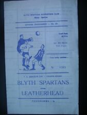 Blyth spartans leatherhead for sale  CHELTENHAM