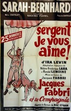 Affiches théâtre sarah d'occasion  France