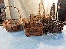Wooden baskets four for sale  New Oxford
