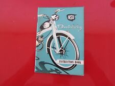 Nsu quickly instruction d'occasion  Expédié en Belgium