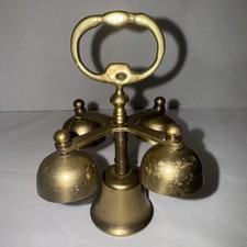 Sino vintage de latão comunhão igreja católica com 5 xícaras comprar usado  Enviando para Brazil
