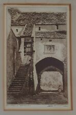 Original signed etching for sale  GLOUCESTER