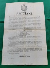 Manifesto risorgimento reggio usato  Treviso