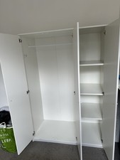 Ikea white wardrobe for sale  LONDON