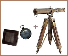 Antigüedad Mesa Top Telescopio Náutico Brújula Marítimo Best Regalo Idea Navidad comprar usado  Enviando para Brazil