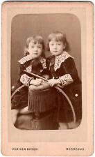 Cdv.jumelles.soeurs.fillettes. d'occasion  Le Teil