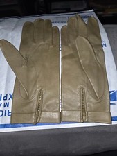 Luvas de couro verde comprimento pulso usado Doris Day Owned estilista Sydney Guilaroff comprar usado  Enviando para Brazil