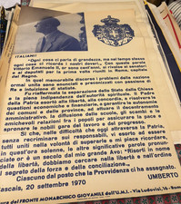 Manifesto anno 1970 usato  Fiuggi