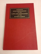 SYNOPSIS AND CODIFICATION OF THE LAWS AND ORDINANCES OF THE KITAB-I-AQDAS comprar usado  Enviando para Brazil