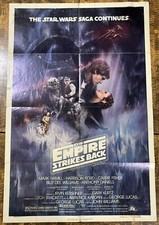1980 Star Wars Empire ORIGINAL pôster de filme de uma folha 27x41 pls leia alguns danos, usado comprar usado  Enviando para Brazil