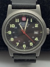 Relógio masculino Wenger Swiss Army 37mm 7291x caixa cristal mineral aço inoxidável comprar usado  Enviando para Brazil