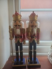 Wooden nutcracker soldiers for sale  GRAYS