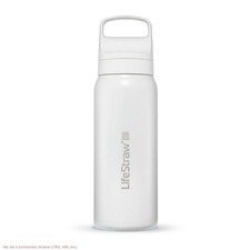 Garrafa de filtro de água LifeStraw Go Series aço inoxidável branco polar comprar usado  Enviando para Brazil