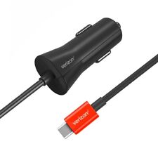 Carregador de carro enrolado genuíno OEM Verizon 30W carregamento rápido USB-C tipo C LED Android comprar usado  Enviando para Brazil