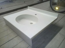 Waschbecken waschtisch corian gebraucht kaufen  Deutschland