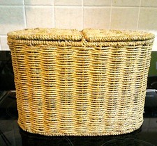 Vintage wicker toilet for sale  MIDDLESBROUGH