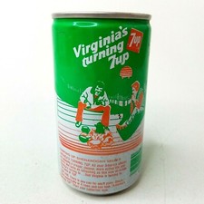 Usado, Lata de refrigerante pop 7up "America's Turning 7up" - Vintage 1979 - Virgínia comprar usado  Enviando para Brazil