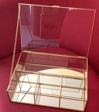 Glass jewellery box for sale  RADLETT