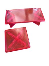 Conjunto de mesa de acrílico rosa claro para casa de bonecas Barbie extremidade de café lateral, usado comprar usado  Enviando para Brazil