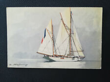 Cpa yachts encalminé d'occasion  Le Havre-