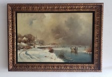Vintage oil painting for sale  Elk Grove Village