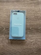 Funda de cuero azul Apple genuina OEM para iPhone 5 5S SE  segunda mano  Embacar hacia Argentina