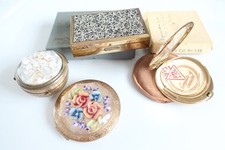 Vintage compacts basket for sale  SWANSEA