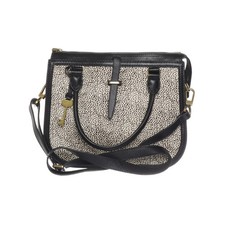 Fossil, torebka, damska, czarna/szara, w kropki, 25, 10, 22 cm #mNk na sprzedaż  PL