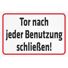 Schild sicherheit tor gebraucht kaufen  Deutschland