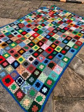 Vintage crochet blanket for sale  SUTTON