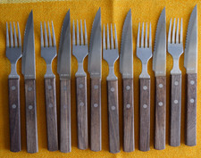 Gabel messer holzgriff gebraucht kaufen  Leinfelden-Echterdingen