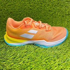 Tênis Babolat Jet Mach 3 All Court Feminino Tamanho 6.5 Laranja Branco comprar usado  Enviando para Brazil