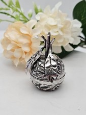 Solid silver apple for sale  NORTHALLERTON