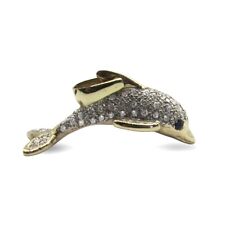Gold dolphin pendant for sale  LONDON