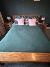 Solid oak king for sale  MANCHESTER