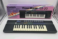 Vintage Casio SA-20 100 Sound Tone Banco Teclado Piano Testado Funcionando  comprar usado  Enviando para Brazil