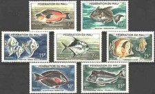 Timbres poissons mali d'occasion  Saint-Germain-lès-Arpajon